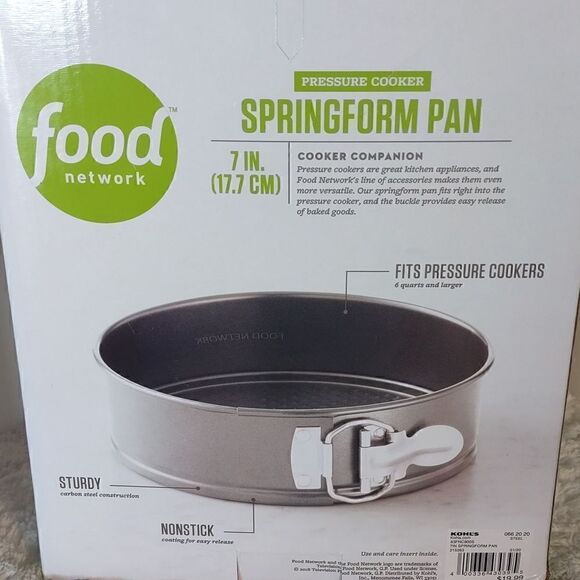 New Food Network Pressure Cooker 7" Springform Pan - Picture 3 of 5